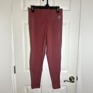 Mauve Concealed Casual “Carry and Conceal” Athletic Spandex Pants Sz L